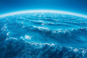 Um planeta que só tem ondas de água